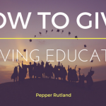 HOW TO GIVE- Reviving Education