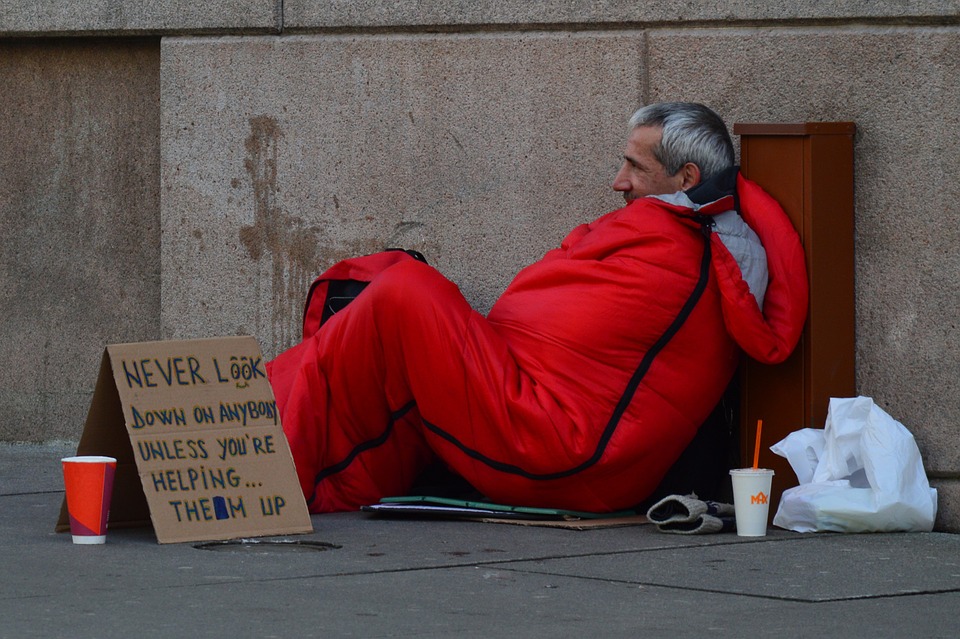 homeless man - pepper rutland